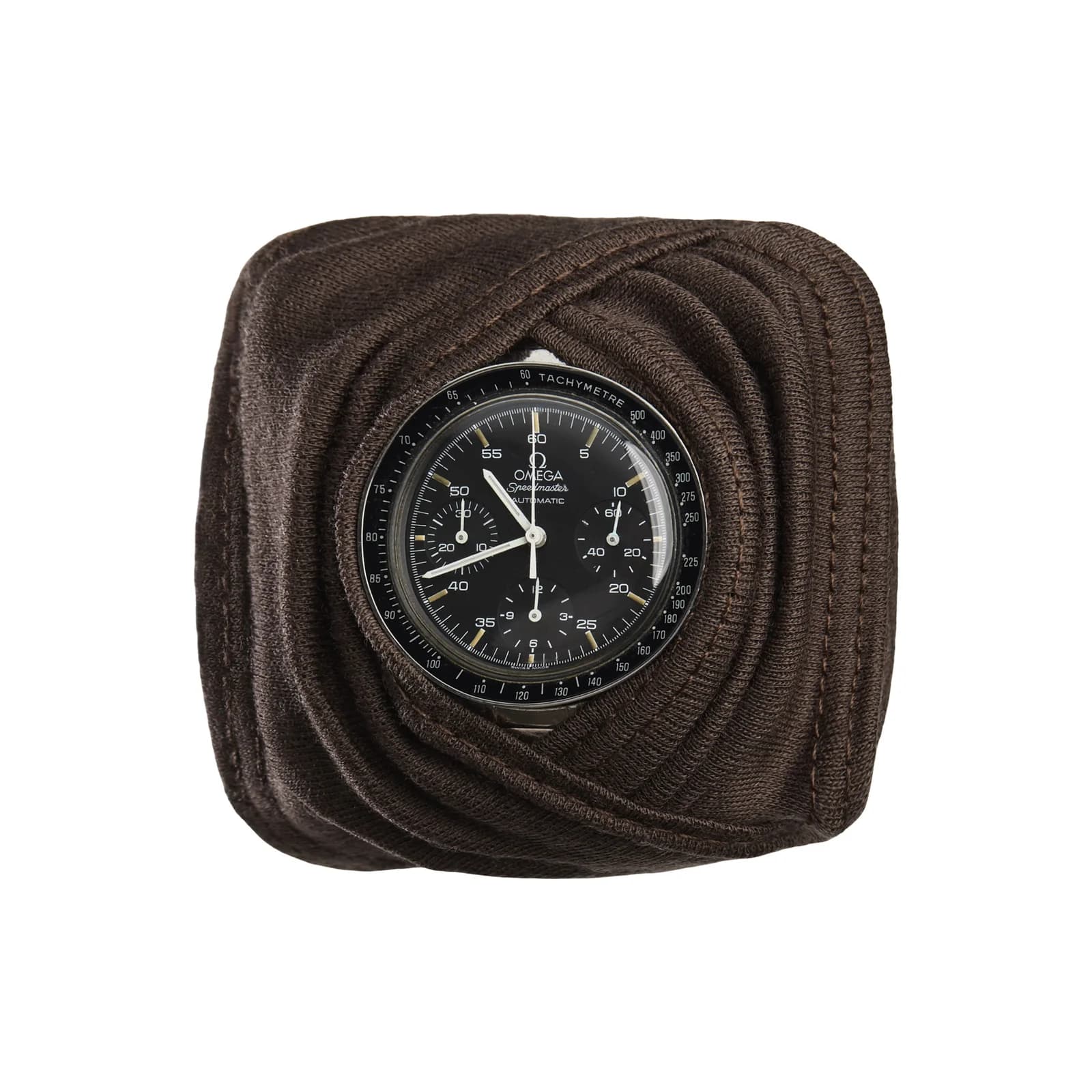 WATCH-MINDER band in Saddle, dark brown